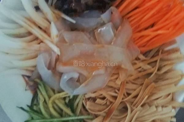 五彩拉皮的做法图解9