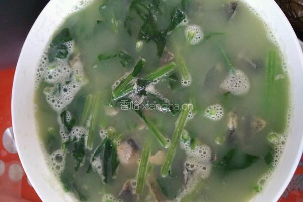 菠菜松花汤的做法图解7