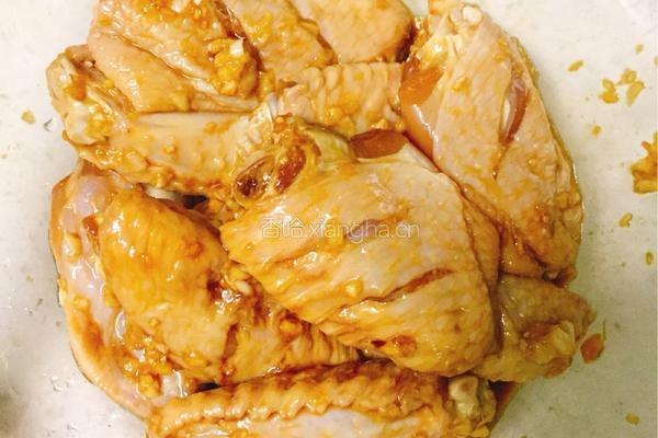 香煎蒜蓉鸡翅的做法图解4