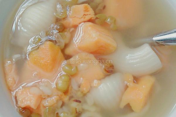 绿豆红薯通心粉糖水的做法图解6