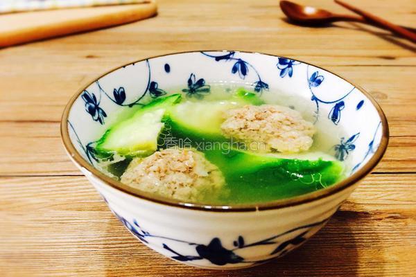 丝瓜丸子汤（夏季三伏天最佳搭配）的做法图解13