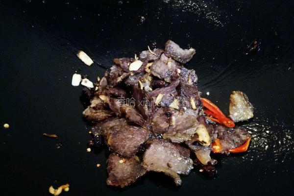 辣炒干巴牛肉的做法图解5