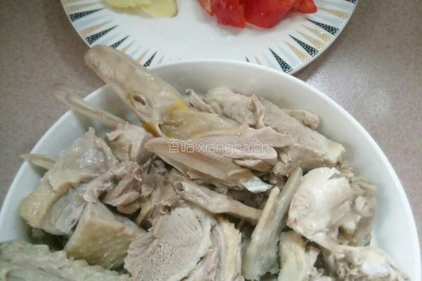 炒鸭肉的做法图解2