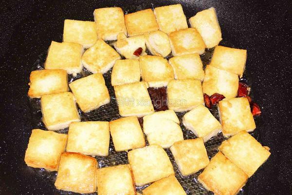 菠菜炒豆腐的做法图解6