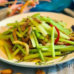 芹菜肉丝的做法[图]