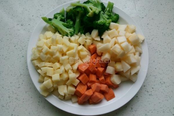 爱心咖喱饭的做法图解3