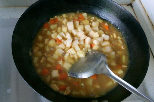 爱心咖喱饭的做法图解7