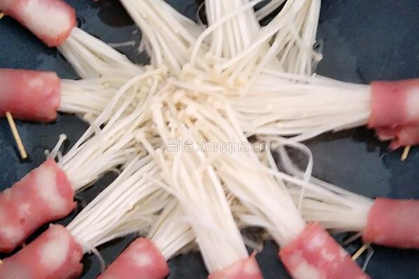 培根金针菇卷的做法图解11