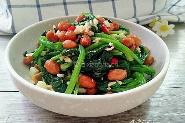 花生米拌菠菜的做法图解10