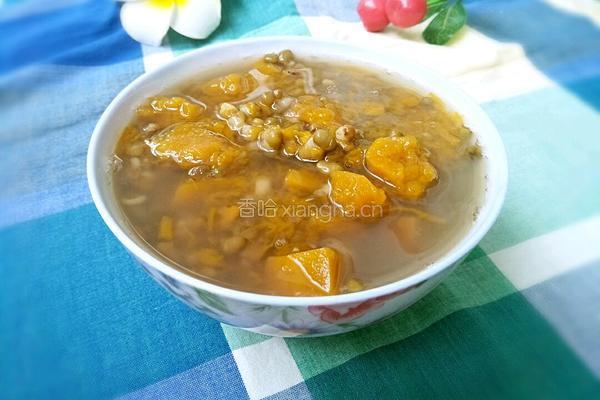 南瓜绿豆汤的做法图解7