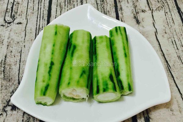 香菇虾仁丝瓜烙饼的做法图解1