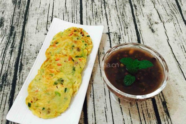 香菇虾仁丝瓜烙饼的做法图解13