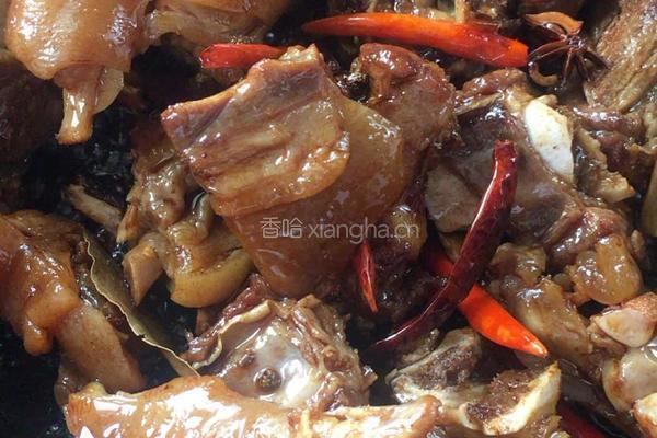 腊猪蹄烧牛排骨的做法图解9