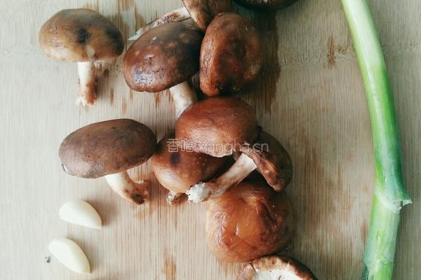 香菇油麦菜的做法图解4