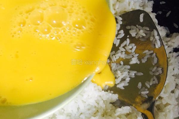 虾仁蛋炒饭的做法图解9