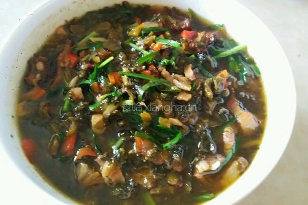 腊肉 酸菜面条的做法图解12