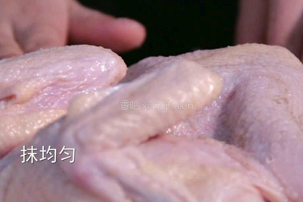 无水葱油鸡的做法图解2