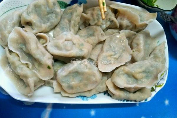 韭菜虾仁饺子的做法图解7