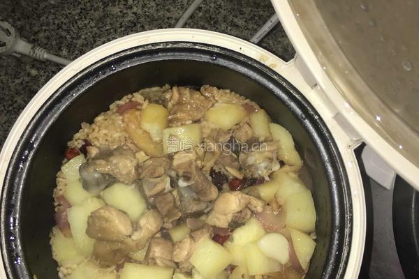 土豆鸡腿闷饭的做法图解9