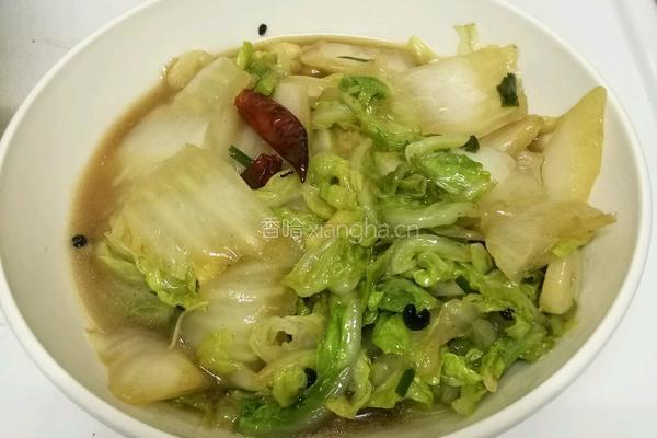 醋溜脆白菜的做法图解5