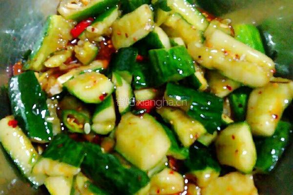 爽脆麻辣青瓜的做法图解10