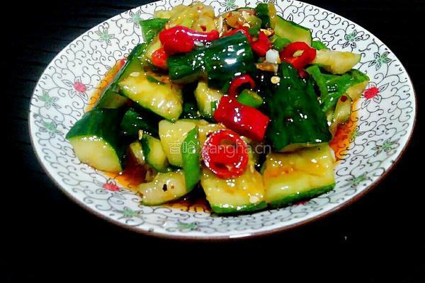 爽脆麻辣青瓜的做法图解11