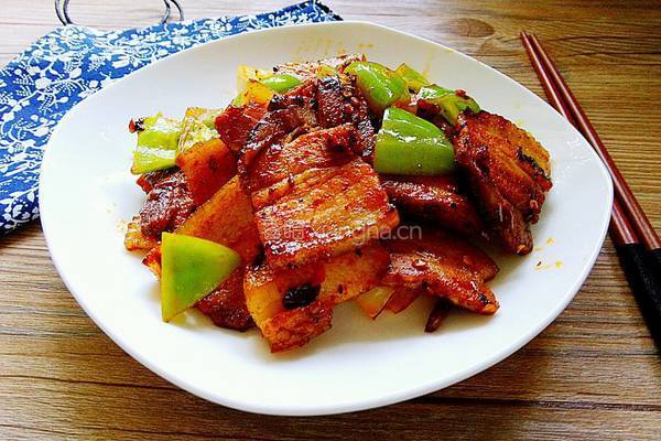 尖椒回锅肉的做法图解12