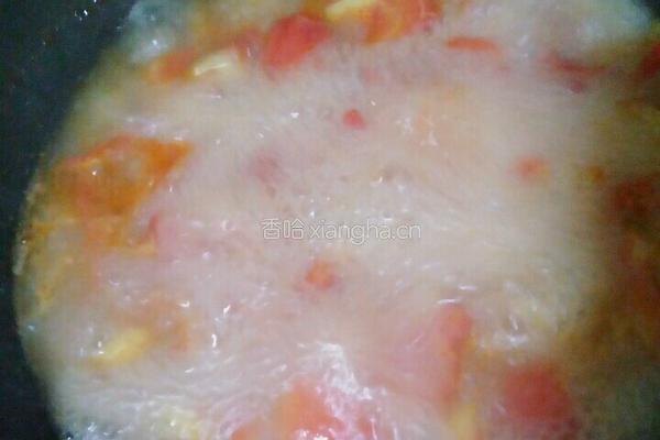 猪肝瘦肉蕃茄蛋汤的做法图解4