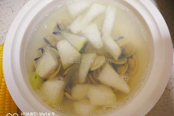 海白冬瓜汤的做法图解4