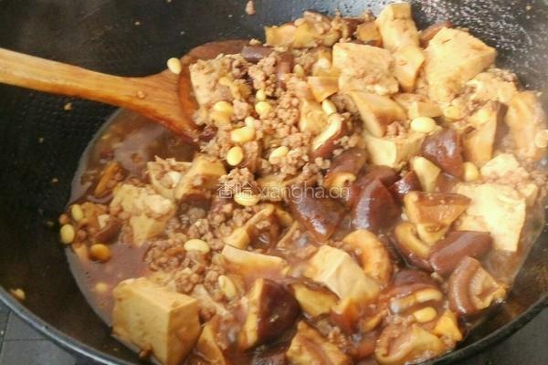 肉末香菇炖豆腐的做法图解11