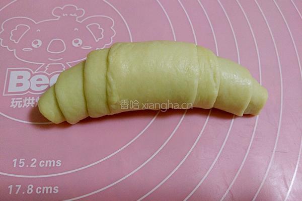 蜜豆牛角包的做法图解13