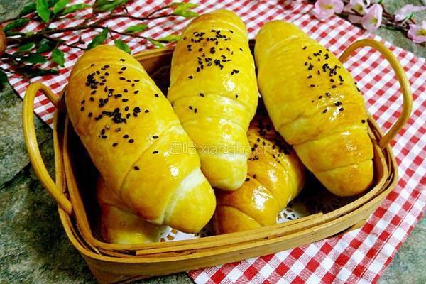 蜜豆牛角包的做法图解19