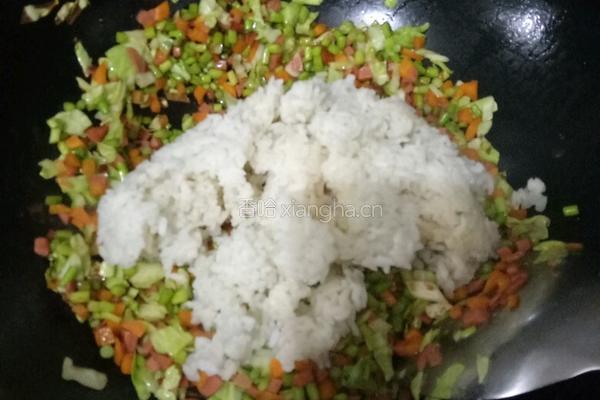 什锦蛋炒饭的做法图解4
