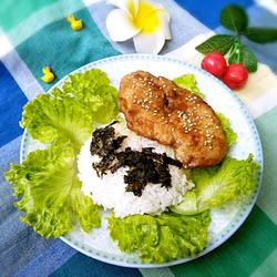 海苔鸡排饭