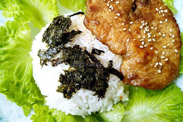海苔鸡排饭的做法图解1