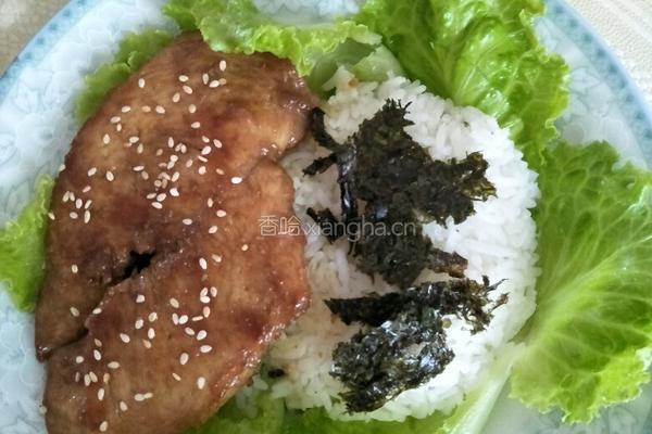 海苔鸡排饭的做法图解11