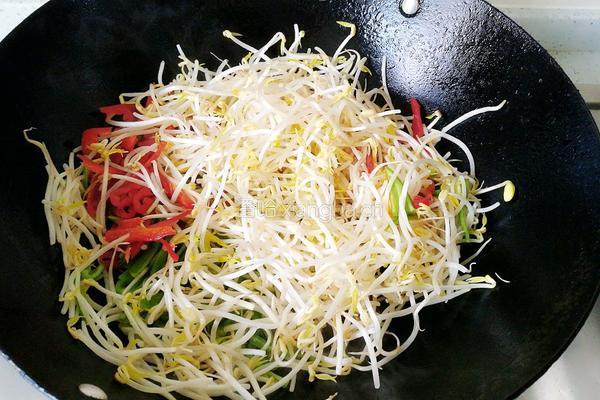 炒绿豆芽的做法图解6