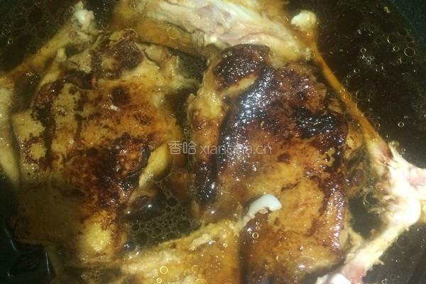 酱烧鸭腿肉的做法图解4