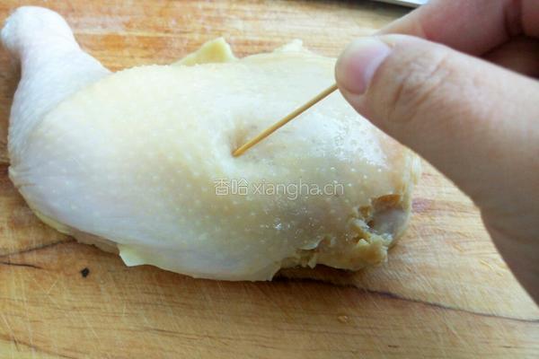 香辣蘸汁鸡的做法图解4