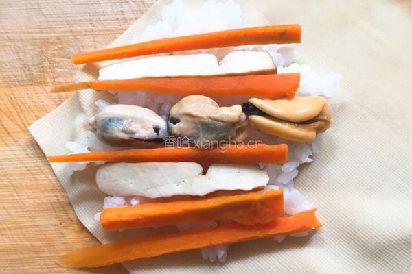 淡菜饭团花束的做法图解6