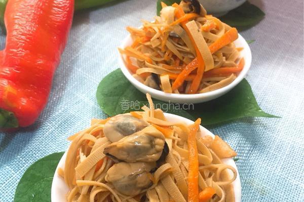 凉拌千层淡菜肉的做法图解4