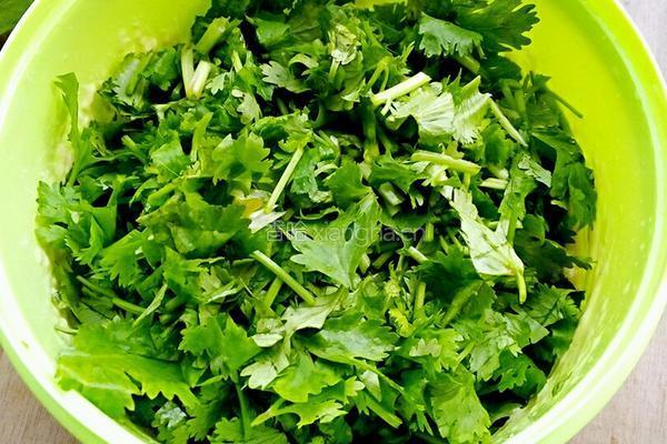 懒洋洋香菜饼的做法图解8