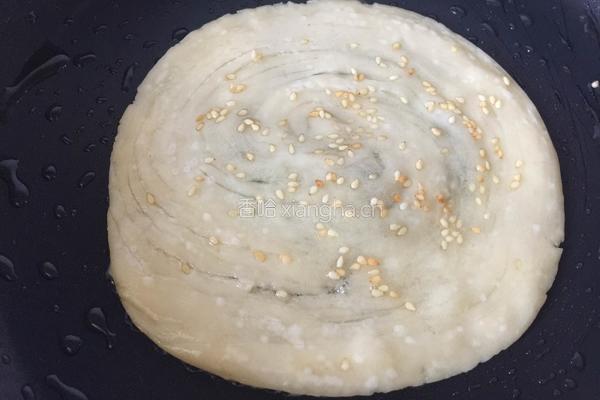 奶香芝麻手撕饼（平底锅版）的做法图解16
