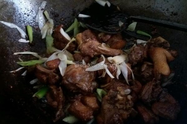 大葱炒鸭子的做法图解13