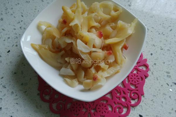 蛏子炒嫩冬瓜的做法图解2