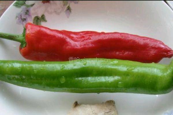 杏鲍菇炒肉的做法图解2