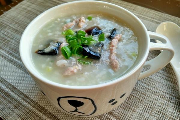 皮蛋瘦肉粥的做法图解13