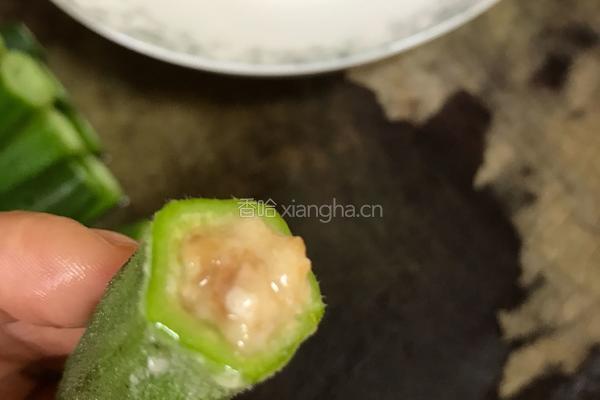 鸡汤酿秋葵的做法图解8