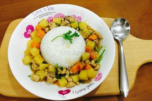 马铃薯鸡肉饭的做法图解9