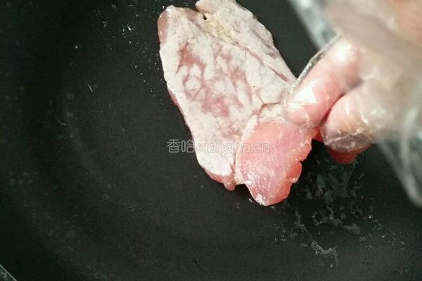 煎猪排的做法图解11